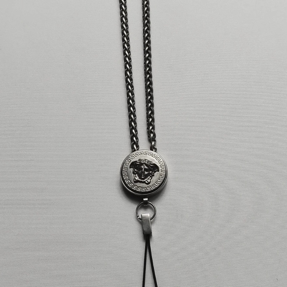 Silver Medallion Necklace